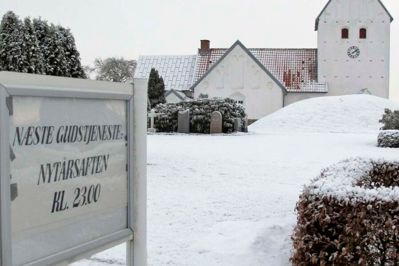 Måske er der sne ved Timring Kirke, når det nye Timring-Tiphede Menighedsråd tiltræder den første søndag i advent, der i år er 1. december.