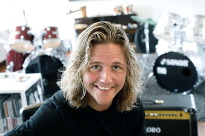Oliver Volf, da han åbnede musikskolen i Sunds for tre år siden.