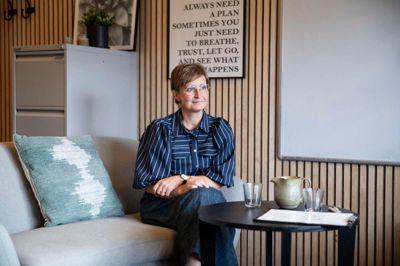 Helle Gottenborg har for nylig flyttet sin virksomhed ud af hjemmet og ind til Bording Erhvervspark, fordi hun savnede at have kolleger.