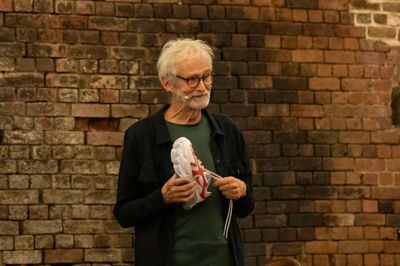 Hans Rønnes monolog var reelt en lille teaterforestilling. Foto: Søren Langkjær