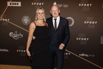 Administrerende direktør for MCH Messecenter Herning, Georg Sørensen, og hustruen Anette fik lejlighed til at gå forbi de fremmødte pressefolk til Sport 2024.