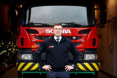 Mike Bay Sørensen er ny leder på brandstationen i Ørnhøj.