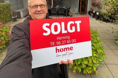 Indehaver Erik Thalund og kollegerne kunne i det forgangne år ofte sætte et solgt-skilt i jorden, for Home i Herning havde et 2024, der karakteriseres som fantastisk.