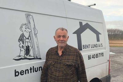 Bent Lund har været selvstændig med sin virksomhed i Assing Mølleby siden 1979. De første 25 af dem drev han sideløbende slægtsgården med en større svinebesætning.