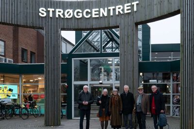 Fra venstre ses Manfred W. Petersen, Bodil Philip, Birgitte Holmberg Pedersen, Bjarne Bjørnskov Jensen, Jakob Fastrup og Preben Søegaard Hansen på turen.