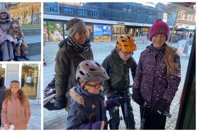 Herning Folkeblad har været en tur rundt i gågaden for at lodde vinterferie-stemningen. Foto: Rebekka Krog Erlandsen