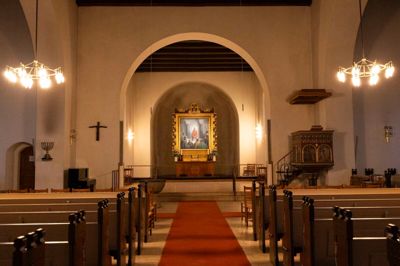 Over 80 procent af befolkningen i Viborg Stift er medlem af folkekirken. Billedet er fra Herning Kirke.