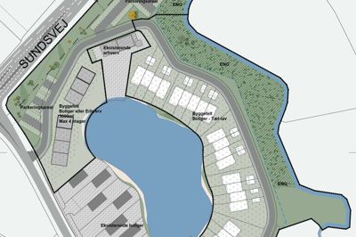 En ny projektansøgning lægger op til at bygge boliger hele vejen rundt om søen i Engholm Søpark. I dag er der kun de ni huse mod sydvest samt en erhvervsejendom mod nord. En ny lokalplan skal give mulighed for, at der kan bygges cirka 20 rækkehuse mod øst samt to etageejendomme mod vest. Dertil kommer, at vejen skal forlænges hele vejen rundt om søen. Mod nord bevares en mulighed for at opføre et 12 etagers-højhus som en byport til Herning. Kort: Herning Kommune