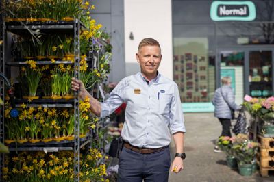 Varehuschef Brian Munkholm er klar til den kommende uge, hvor to af årets travleste dage i Føtex venter.