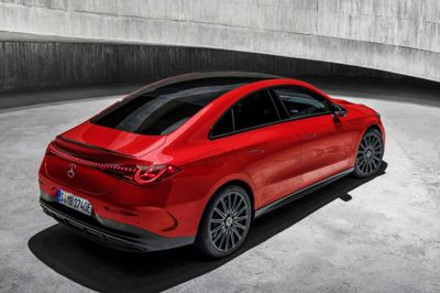 Mercedes-Benz CLA med EQ Technology er en helt nye elbil, der med en rækkevidde på op til ikke færre end 791 kilometer på en opladning overgår alle konkurrenterne. (PR-foto). Mercedes-Benz Mercedes-Benz Ag -/Ritzau Scanpix