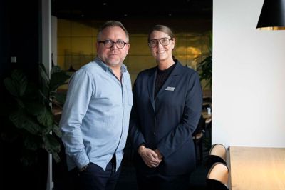 Claus Lund Sørensen og Rikke Bøndergaard inviterer netværket indenfor på fredag til første møde.