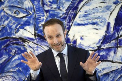 Sådan så det ud, da daværende udenrigsminister Martin Lidegaard (RV) besøgte Herning Folkeblad tilbage i 2015. Foto: Flemming Hansen