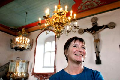 Inge Mader Jensen mener, at det vil være et stort tab for lokalområdet, hvis skolen skulle lukke.