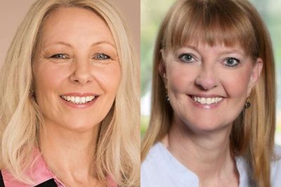 Dina Raabjerg (t.v.) og Mette Guldberg.