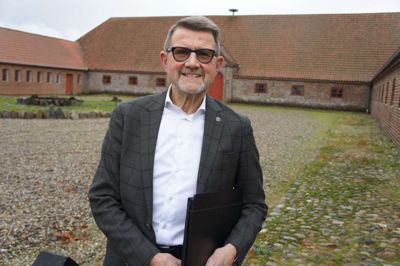 Tidligere politiker Helge Sander var gæstetaler på årsmødet i Historisk Samfund på Skærum Mølle.