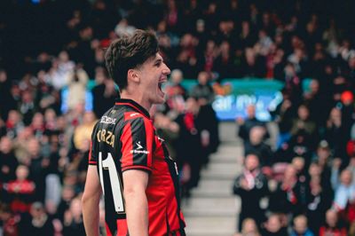 Mikel Gogorza var direkte involveret i de første to scoringer, da FC Midtjylland slog Silkeborg med 4-0 i ottendedelsfinalen af Oddset Pokalen. Billedet her stammer dog fra en kamp tidligere på sæsonen.