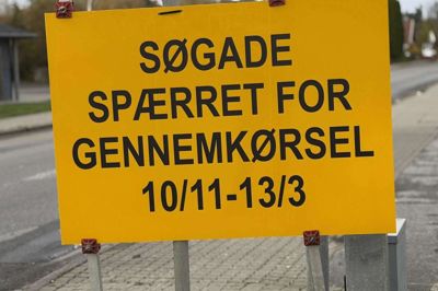 Silkeborg Forsyning er kommet til Ans Søgade i forbindelse med separat-kloakerings-projektet i byen. Det betyder, at bilister og andre må ud på større omveje.