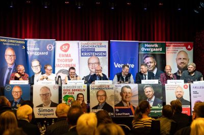 Humøret var højt under debatten. Alligevel gik et af spørgsmålene fra salen på samarbejdsklimaet i byrådet.