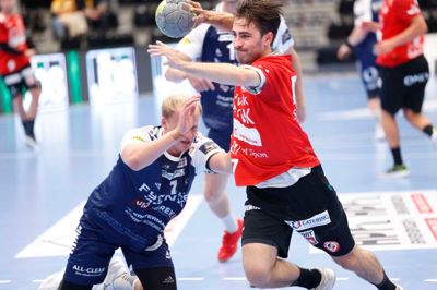 Anton Bramming og resten af holdkammeraterne fra HC Midtjyland havde en god eftermiddag i Taastrup. Holdet leverede solidt fra start til slut og vandt sikkert.