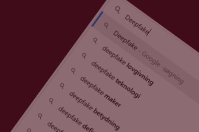På Google viser 33 ud af 100 søgeresultater, som Digitalt Ansvar har foretaget, hjemmesider, der blandt andet indeholder manipulerede seksuelle videoer uden samtykke, når man søger på "deepfake porn".