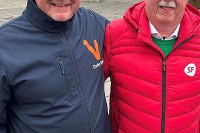 Charles Damholt og Egon Nykjær.