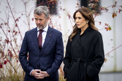 Kong Frederik og dronning Mary under et besøg i oktober i Letlands hovedstad, Riga.