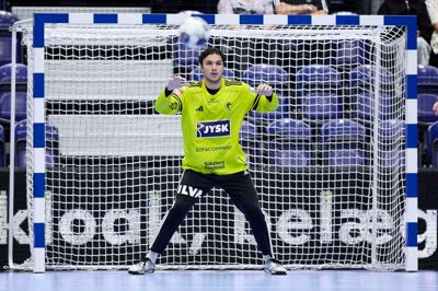 Marko Roganovic spillede en god kamp i BSH-målet, selvom det endte med et klart nederlag i Aalborg.