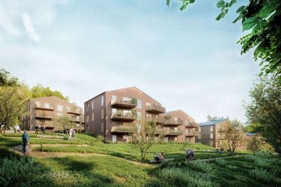 Projektet »Oversøhusene« omfatter 72 boliger i forskellige størrelser, fordelt på 14 punkthuse på Vestre Ringvej 53. Her lå tidligere Hotel Impala, indtil det brændte ned i en omfattende brand i august 2017. Nu er det yderst tvivlsomt, om projektet bliver til noget.