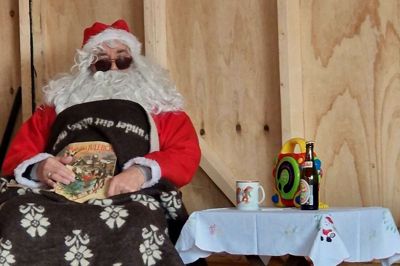En kop øl var alt, der skulle til for at få liv i Santa.
