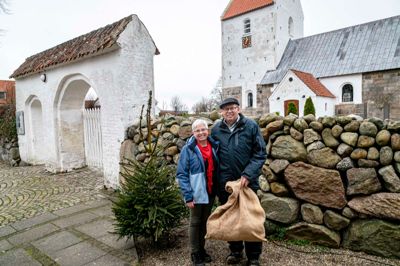 Irene og Henning Sørensen åbner dørene til Sevel Kirkehus den 24. december til traditionel julemiddag.