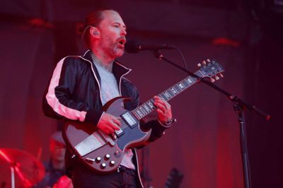 Thom Yorke fra det engelske band Radiohead spillede i august på en musikfestival i San Francisco, USA, men måtte rykke to koncerter i København grundet sygdom. (Arkivfoto).