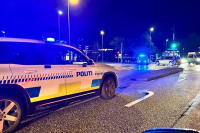 Torsdag eftermiddag var der spærret af omkring ulykkesstedet i nærheden af krydset ved Erhvervsakademi Midtvest.