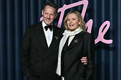 Russell Thomas og Kim Cattrall mødte hinanden i 2016, da hun gæstede radioprogrammet "Woman's Hour" på BBC. (Arkivfoto).