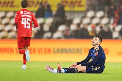 Silkeborg IF's Callum McCowatt var en af de få, der kunne være sin indsats bekendt i Farum.
