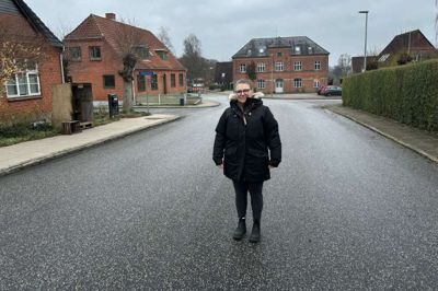 Der kommer næsten ingen tung frafik her på Dæmningen og Jernbanegade, mener Anita Würtz-Ahle.
