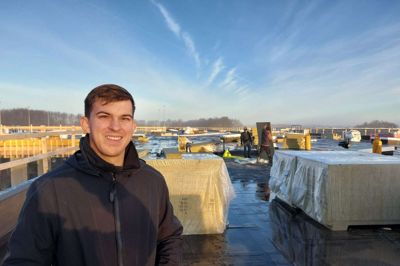 Benjamin Sørensen fra KH Tagdækning i Feldborg er udvalgt til at konkurrere med tre andre lærlinge om at være landets bedste tagdækker ved DM i Skills.