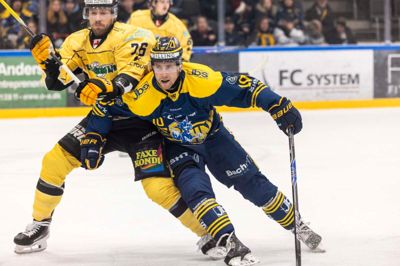 Josh Prokop scorede Hernings mål til 2-1 mod Odense.