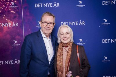 Der er opstået sød musik mellem tidligere statsminister Poul Nyrup Rasmussen og musikeren Michala Petri. De er nærmest lykkelige. (Arkivfoto).