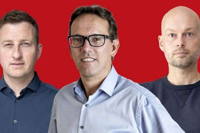 Sportsredaktionen på Midtjyllands Avis består af Michael Helligsø, Peter A. Sørensen og Mathias Hove Andersen.