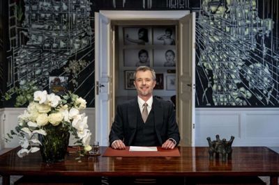 I aften klokken 18 giver kong Frederik X sin anden nytårstale som landets regent. Flere danskere har spillet på, hvad kongen mon vil sige i talen. (Arkivfoto).