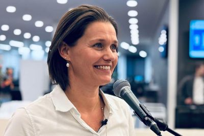 Katrine Fusager Rohde, borgmester i Viborg Kommune, kommer til grundlovsmøde i Karup.