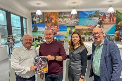 Peder Hornshøj (t.v.) og Bravo Tours overtager Alanya-konceptet fra Jan Ørum Vermø (t.h.) og Dolphin Travel.