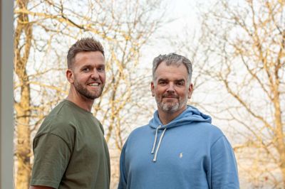 Kristian Andersen (t.v.) og Thor Andersen driver i fællesskab Mad & Kultur, som nu løfter sløret for festivalplaner i Herning.