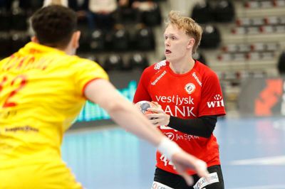 Malte Pedersen scorede tre gange for HCM mod Kolding, men det var slet ikke nok til at holde trit med topholdet.