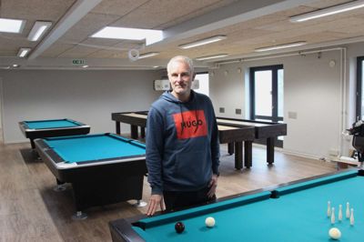 Forretnings- og eventchef i Hammel GF, Allan Bo Andresen, glæder sig til at åbne det nye Hammel Games & Fun i forbindelse med Åben idræt lørdag 31. januar.