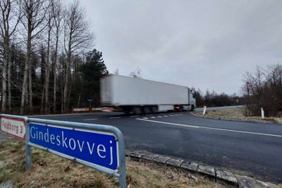 Herningvej syd for Haderup. Her fangede politiets fartkontrol over 200 fartsyndere i løbet af to dage ved et vejarbejde.