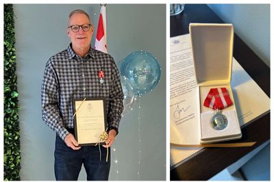 Kaj Graversen, tidligere chef i Bilka, Har fået Den Kongelige Belønningsmedalje efter i alt 47 års arbejdsliv i Salling Group.
