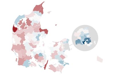 Herning er blandt de kommuner, hvor der er flere på offentlig forsørgelse nu, end der var for ti år siden.