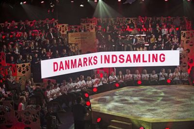 Danmarks Indsamling har 20 år på bagen. Her ses udgaven af indsamlingsshowet i 2014. (Arkivfoto).