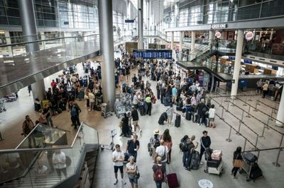 Samlet set var der 612.000 transferpassagerer i Københavns Lufthavn i januar, hvilket er 207.000 flere end januar sidste år. (Arkivfoto).